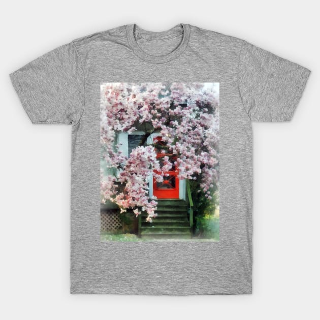 Spring - Magnolia by Red Door T-Shirt by SusanSavad